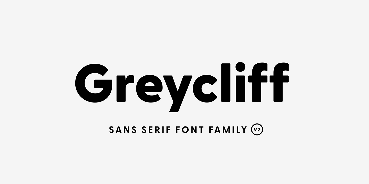 Шрифт Greycliff CF